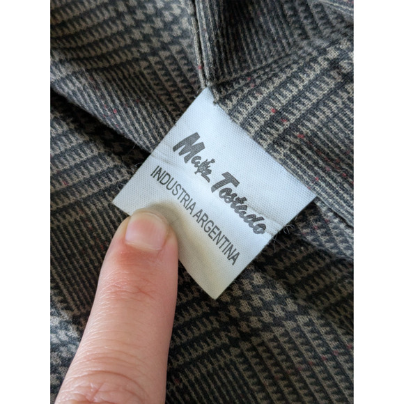 Tostado Argentina Brown 100% Leather Zip Front Shooting Vest Size XXL Quilted - Picture 5 of 13